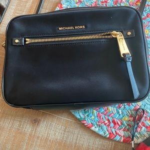 Black nylon Michael Kors crossbody
